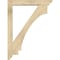 Ekena Millwork Imperial Slat Rough Sawn Bracket w/ Offset Brace, Douglas Fir, 6"W x 36"D x 48"H BKT0604X36X48IMP06RDF - alternate 2